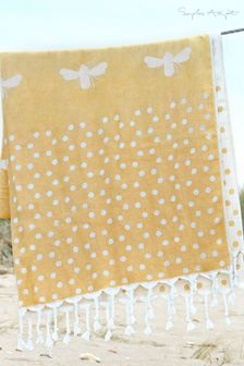 Sophie Allport Yellow Bee Hammam Towel (258276) | £20