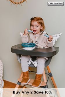 Highchair Evolu 2 In Natural And Anthracite By Childhome