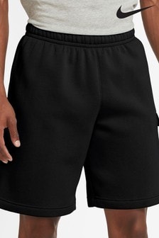 Nike Black Club Fleece Cargo Shorts (259653) | £40