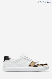 Cole Haan White Grandpro Rally Court Lace-Up Trainers (260688) | £115