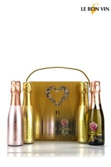 Le Bon Vin Bottega Prosecco Sparkling Wine Gift Set