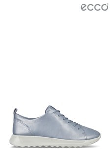 ECCO® Flexure Blue Runner Leather Lace Trainers