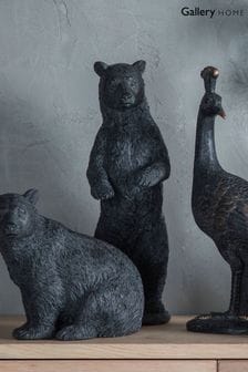 Gallery Direct Grey Orion Standing Bear Sculpture