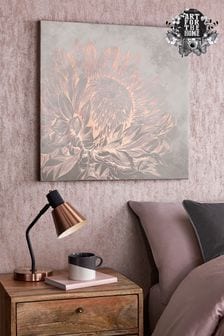 Art For The Home Grey Pretty Protea Wall Art