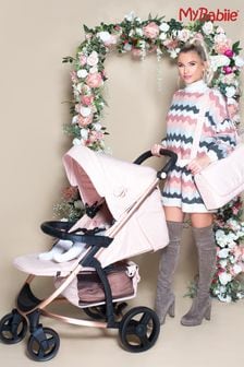 Billie Faiers Rose Gold and Blush Travel System by My Babiie