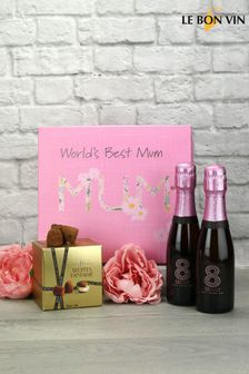 Le Bon Vin World Best Mum Sparkling Rosé Truffles Gift Set