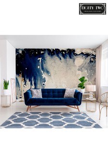 Eighty Two Blue Exclusive To Next Inky Wall Mural (266890) | £70