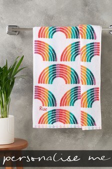 Personalised Rainbow Towel