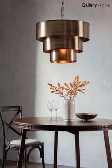 Gallery Home Copper Morris Large Ceiling Light Pendant