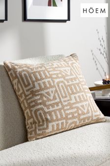 HÖEM Natural Samos Woven Jacquard Cushion