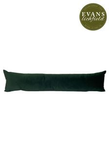 Evans Lichfield Bottle Green Opulence Draught Excluder