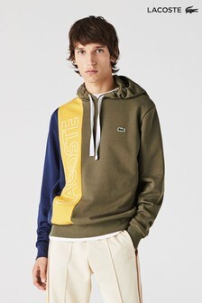 lacoste yellow hoodie