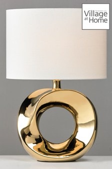 Village At Home Gold Polo Table Lamp
