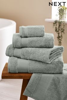 Light Sage Green Egyptian Cotton Towels