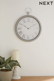Grey 31cm Wall Clock (279222) | £36