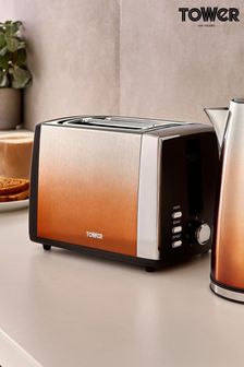 Tower Copper 2 Slot Toaster