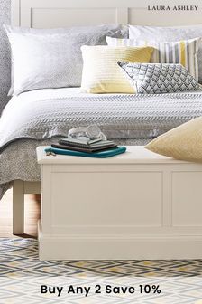 Ashwell Cotton White Blanket Box by Laura Ashley