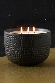 Black Pomegranate And Black Lily 3 Wick Candle