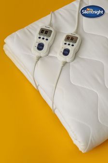 Silentnight White Multi-Zone Heated And Quilted Mattress Topper Electric Blanket (282689) | £110 - £135
