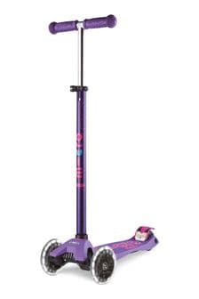Micro Scooter Maxi Deluxe LED Purple Scooter 5-12 Years