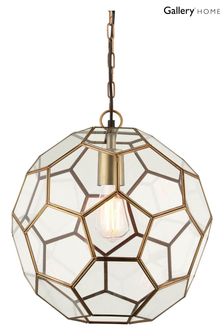 Gallery Home Brass Athena Ceiling Light Pendant