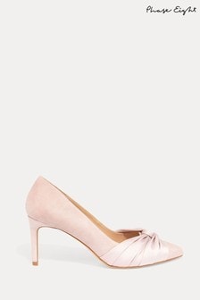 baby pink court shoes