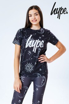 Hype. Kids Black Dark Mystic Print T-Shirt