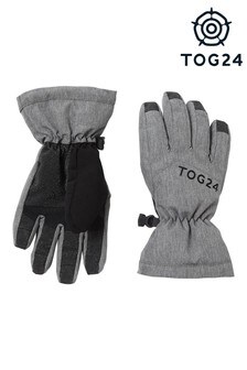 Tog 24 Grey Lockton Waterproof Ski Kids Gloves
