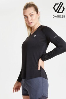 Dare 2b Black Discern Long Sleeve T-Shirt