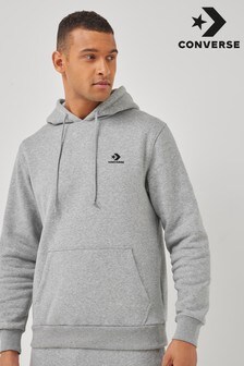 mens grey converse hoodie
