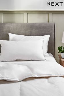 Firm Duck Feather And Down Set Of 2 Soft Pillows (287772) | £45