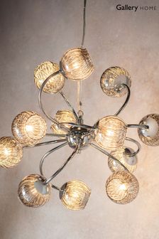 Gallery Home Silver Erin 12 Ceiling Light Pendant