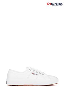 superga white slip on