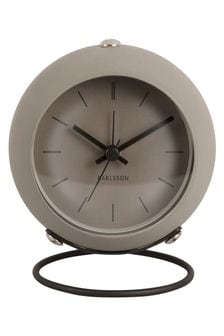 Karlsson Dark Grey Nirvana Globe Alarm Clock