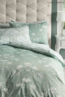 Sage Green Parterre Duvet Cover And Pillowcase Set