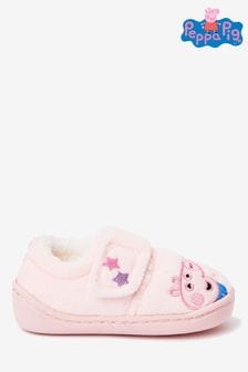 Lulex Girls Slippers Glitter Warm House Shoes Pink Anti-Slip Bedroom Slippers 