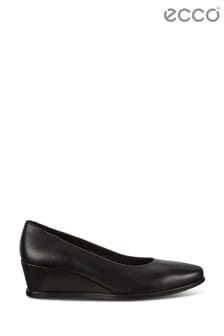 ECCO Black Shape 45 Wedge Court Shoes (296096) | £110