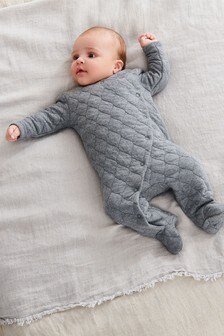 Baby Quilted Single Sleepsuit