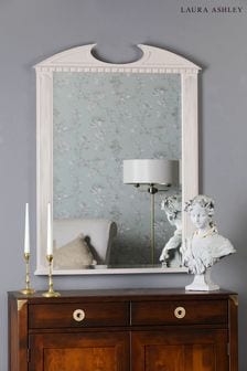 White Rossett Neoclassical Mirror
