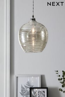 Mink Brown Drizzle Easy Fit Pendant Lamp Shade