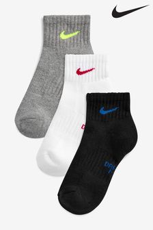 Nike Kids Multi Cushioned Mid Cut Socks Three Pack
