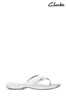 Clarks White Brinkley Sea Sandals (311823) | £35