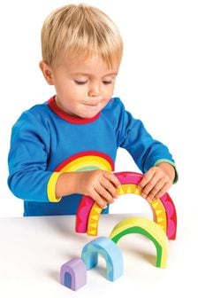 Le Toy Van Wooden Rainbow Tunnel Toy