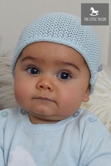 The Little Tailor Blue Baby Knitted Hat