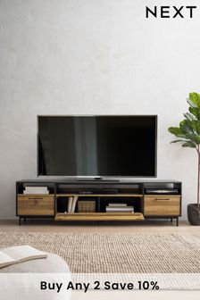 Natural Jefferson Pine Superwide TV Stand (320323) | £525