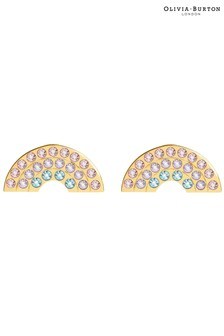 Olivia Burton Gold Rainbow Stud Earrings