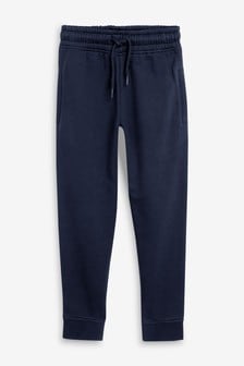 Navy Blue Basic Slim Fit Joggers (3-17yrs) (323873) | £8 - £13