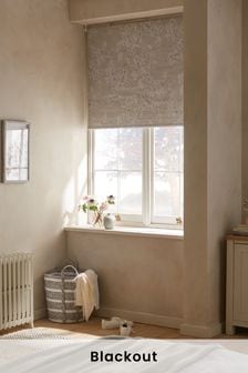 Blossom Natural Print Ready Made Blackout Roller Blind