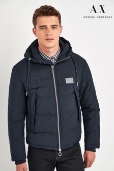 armani exchange reflective jacket