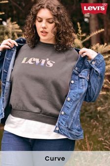 Levi's® Curve Mid Wash Denim Trucker Jacket